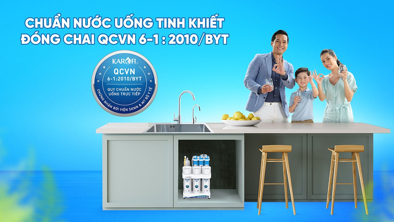chất lượng nước chuẩn quốc gia QCVN 6-1:2010/BYT